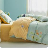 恒源祥（HYX） HYX-2002300004 全棉印花四件套 被套200cm*230cm 床单245cm*230cm 枕套48cm*74cm*2 (单位:套)