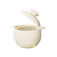 温仑山（VELOSAN） VE068 鹅卵石砂锅 4.5L 荔肉白 (单位:个)