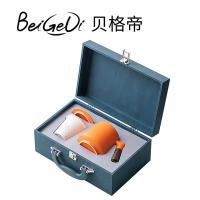 贝格帝 BGD-JX03 锦绣山河套杯礼盒装 办公杯350ml 礼盒19.2*18*12.2cm（单位：套）颜色随机