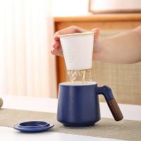 贝格帝 BGD-JX03 锦绣山河套杯礼盒装 办公杯350ml 礼盒19.2*18*12.2cm（单位：套）颜色随机