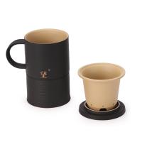 万仟堂 望杯 陶瓷杯 500ml 黑色（单位：个）