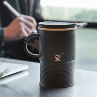 万仟堂 望杯 陶瓷杯 500ml 黑色（单位：个）