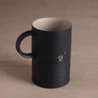 万仟堂 望杯 陶瓷杯 500ml 黑色（单位：个）