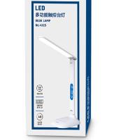 得力（deli）4325LED可充电带屏幕台灯1200mAh DC5V（单位：台）   白色