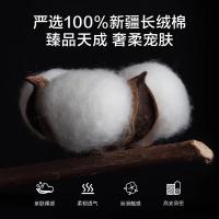 京东京造 100支双感贡缎长绒棉四件套  被套220*240cm 床单250*245cm 枕套74*48cm*2 （单位：套）幻影灰