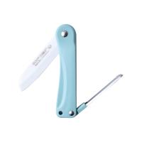 巧媳妇 K-TC202 爱莉系列折叠陶瓷刀刨 刀刃7cm(单位：把) 蓝色