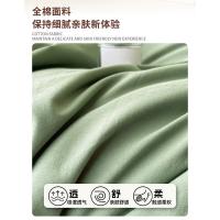 旅之威 全棉 床品套件 床单240*245cm*1  被套200*230cm*1  枕套48*74cm*2 （单位:套） 颜色随机