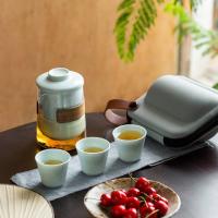 A-TIMES STB1056 韵慧快客杯套装 一壶400ml 三杯55ml （单位：套） 随机发货