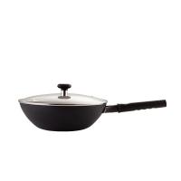 杜邦 PJT030 0涂层螺纹炒锅 口径30cm （单位：个）黑色