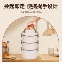 荣事达（Royalstar）RJ2101-101A 保温便当盒 304不锈钢三层（单位：套）白色
