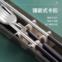 艾逸瑶选 CJ-21021 蒂尔堡不锈钢餐具 三件套（勺子+叉子+筷子） （单位：套）