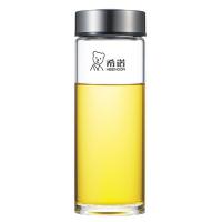 希诺 XN-6016L 玻璃杯 400ml 不锈钢色（单位：个）