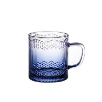 有福有派YF-25002炫彩玻璃杯 480ml（单位：个）蓝色
