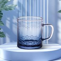 有福有派YF-25002炫彩玻璃杯 480ml（单位：个）蓝色
