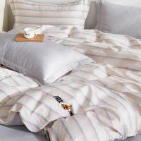 大嘴猴（Paul Frank） PFFCS230072U全棉四件套-午后奶茶 被套200*230cm 床单230*250cm 枕套48*74cm*2（单位：套）