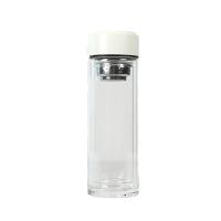 有福有派YF-2527-320双层玻璃杯钛钢芯320ml（单位：个）透明色