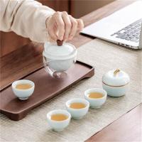 八方礼 BFL2024-9 吉祥如意茶具 1茶壶1茶叶罐4茶杯 (单位: 套)