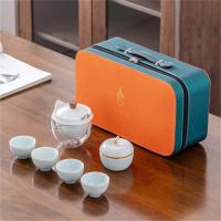 八方礼 BFL2024-9 吉祥如意茶具 1茶壶1茶叶罐4茶杯 (单位: 套)