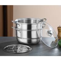 皖亭  WT-ZG-002  二层臻选多用蒸锅  26CM (单位: 个)  银色
