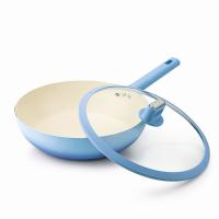 康巴赫（KOBACH）  LPB-CT04A 溢彩锅具四件套  炒锅30cm+蒸锅24cm+煎锅24cm+蒸屉24cm （单位：套）蓝色