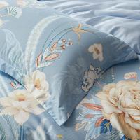 富安娜（fuanna）床品四件套金蕊玉露被套203*229CM*1 床单230*240CM*1 枕套74*48CM*2(单位：套)