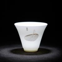 苏氏陶瓷（SUSHI CERAMICS） J0239 中国白旅行茶具套装羊脂玉便携式功夫茶具 茶壶250ml，茶海210ml，茶杯85ml*6，过滤7.8*6.5cm，花插4.6*6.4cm (单位:套)