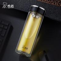 希诺 XN-1003 商务双层玻璃杯 410ml 透明色（单位：个）