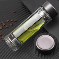 铭创知雨 欣格双层玻璃杯 PC-B1108 300ml (单位:个) 颜色随机