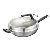 爱仕达（ASD） CC32Z2Q 不粘炒锅 锅具 32cm 不锈钢色（单位：个）
