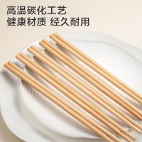 京东京造 JZ-KED099天然竹筷子 无漆无蜡家用竹筷 大份量竹筷餐具套装 天然竹筷*30双装(单位:盒)