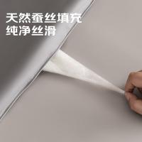 京东京造 蚕丝被 超柔100%蚕丝被 60S奥地利天丝贡缎面料被子礼盒装150cm*210cm（单位：条）高级灰