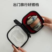 京东京造 手绘山行旅行茶具套装 快客杯户外便携茶具 一壶三杯旅行包*1+茶杯*3+茶壶*1+茶巾*1  13.4*13.1（单位：套）
