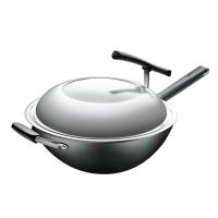 爱仕达（ASD） CF32M2Q 炒锅  锅具 32cm 黑色（单位：个）