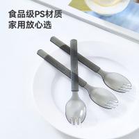 京东京造 一次性叉勺独立包装17.5*3.3cm 50+5支装（单位：组）