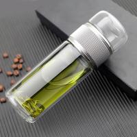 铭创知雨 PC-B2049 荣海调纹茶水分离杯 300ml（单位：个）杯盖颜色随机发货