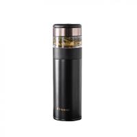 特美刻（TOMIC） TW60051S 茶水分离保温杯 370ml(单位：个) 黑色
