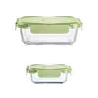 乐美雅 X1243 柯朗保鲜盒2件套 370ml*1+1040ml*1 (单位: 套)