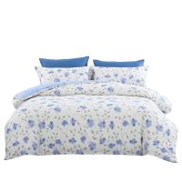 内野 芬兰之恋四件套HU-HY04M63被套200*230cm*1床单230*250cm*1枕套48*74cm*2 (套) 白+蓝