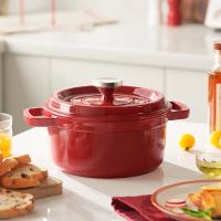 苏泊尔（SUPOR）ET24MF01-R 珐琅锅汤锅 珐琅铸铁锅24cm 3.5L（单位：个）酒红色