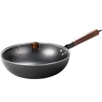 美厨（MAXCOOK） MCDS-2547 雅致系列鱼鳞纹炒锅 32cm（单位：口）黑色