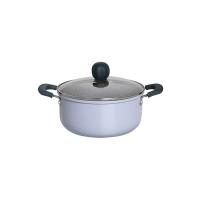 炊大皇（COOKER KING）JZ22TG麦饭石汤锅套装（锅*1+锅盖*1） 匠紫系列 22cm（单位：套）浅蓝紫