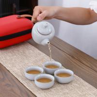 八方礼 BFL2020-27 功夫茶具 一壶四杯 （单位:套） 月光白
