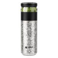 特美刻（TOMIC） 纯钛 茶水分离杯 养生焖茶 茶仓+杯身520ml（单位：个）银色