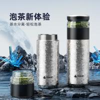特美刻（TOMIC） 纯钛 茶水分离杯 养生焖茶 茶仓+杯身520ml（单位：个）银色