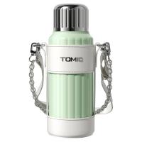 特美刻（TOMIC） 纯钛内胆 茶水分离焖茶杯 500ml（单位：个）薄荷绿