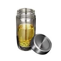 百斯克 BSK-BB702840尊享茶水分离双层玻璃杯 320ml（单位：个）