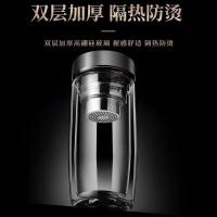 百斯克 BSK-BB702840尊享茶水分离双层玻璃杯 320ml（单位：个）