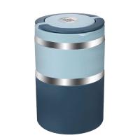 艾逸瑶选 CJ-21041 贝卡斯双层不锈钢饭盒 930ML （单位：个）