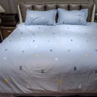 金丝莉（KINTHERI） LC-9528 海湖乐园全棉四件套 被套200x230cm 床单230x250cm 枕套 48x74cmx2 （单位：套）