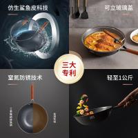 三禾（SANHO） TC30T4 窒氮微纳不粘熟铁锅   30cm  (单位：个）